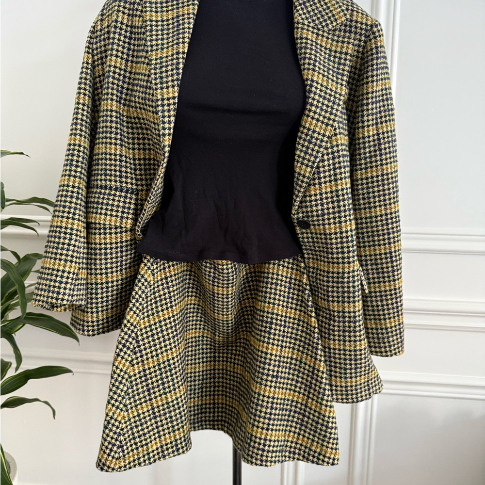 LILI SIDONIO- Yellow Plaid Skirt